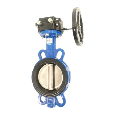 Лептир вентил са пужним зупчаником